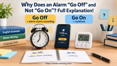 Alarm “Go Off” and Not “Go On”