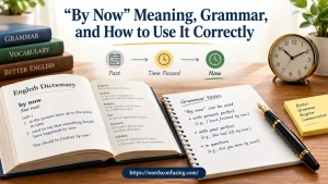 “By Now” Meaning and Grammar Guide