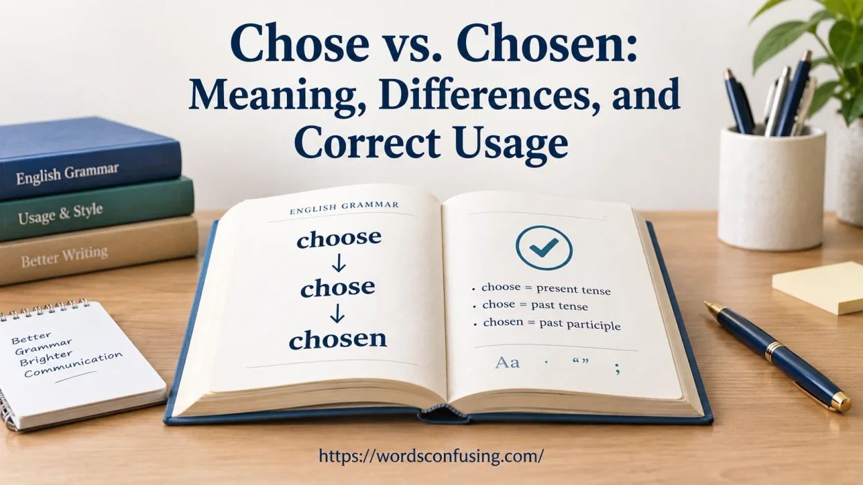 Chose vs. Chosen