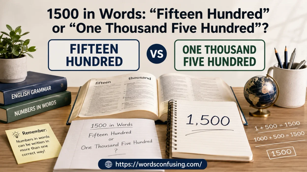 “Fifteen Hundred” or “One Thousand Five Hundred”