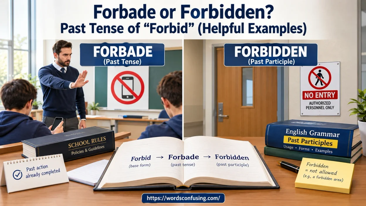 Forbade or Forbidden