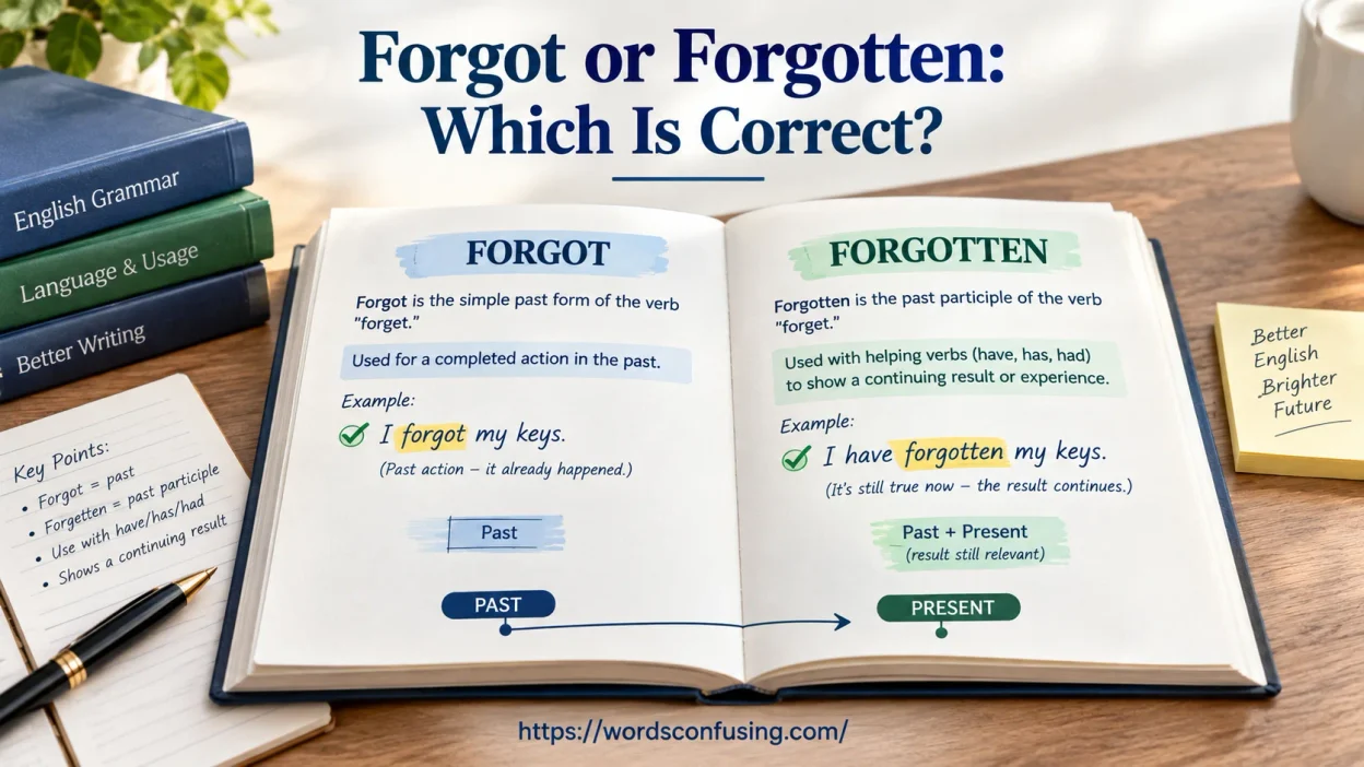Forgot or Forgotten