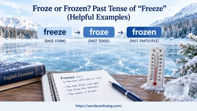 Froze or Frozen