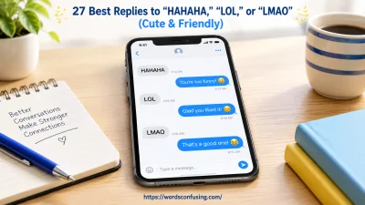 Best Replies to “HAHAHA,” “LOL,” or “LMAO”
