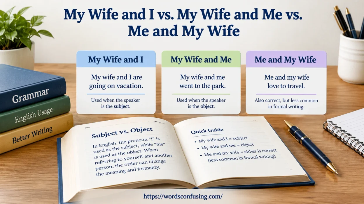 I vs. My Wife