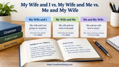 I vs. My Wife