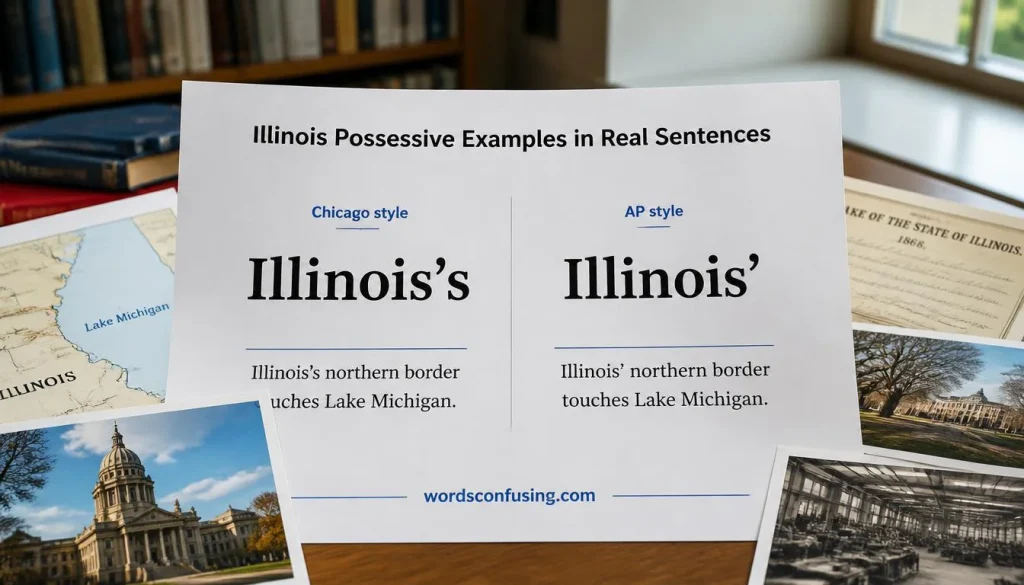 Illinois Possessive Examples in Real Sentences