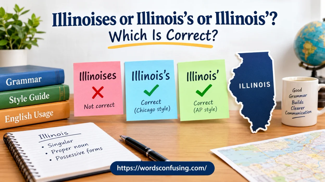Illinoises or Illinois’s or Illinois’