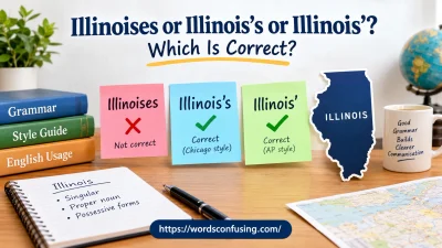 Illinoises or Illinois’s or Illinois’