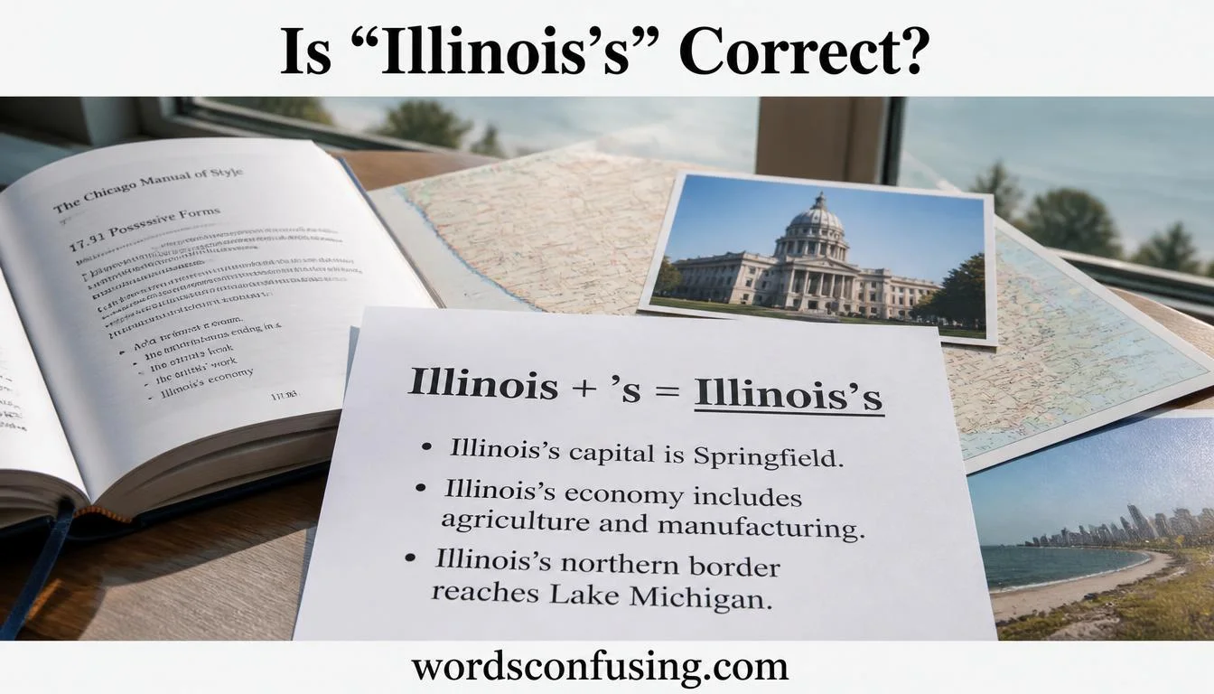 Is “Illinois’s” Correct?