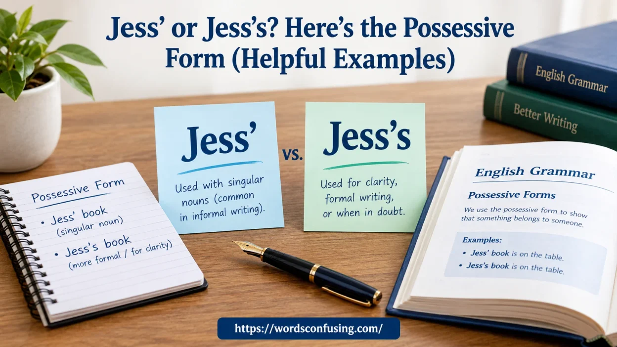 Jess' or Jess’s
