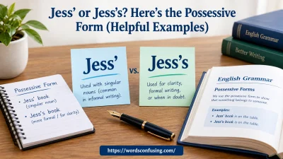 Jess' or Jess’s
