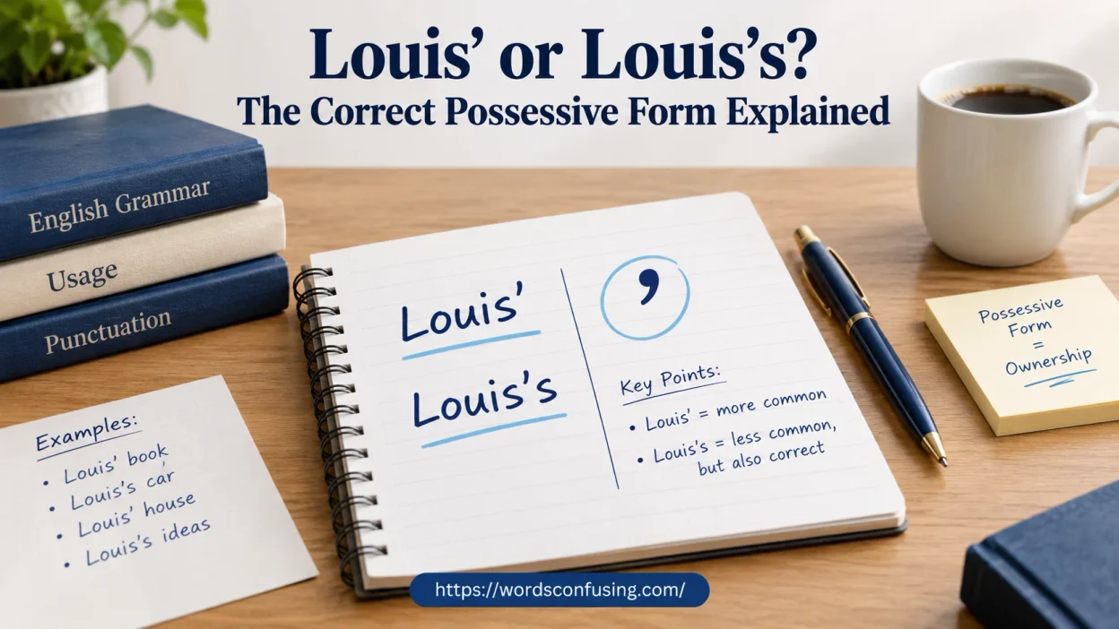 Louis’ or Louis’s