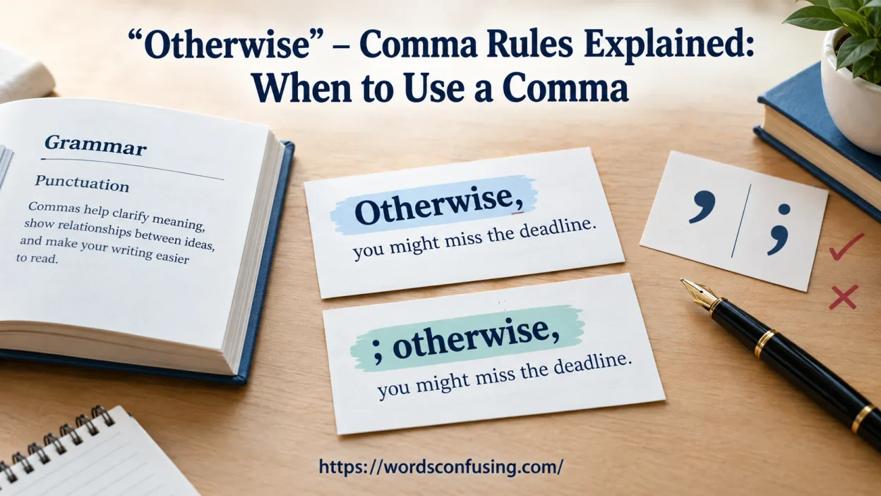 “Otherwise” Comma Rules Explained