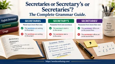 Secretaries or Secretary’s or Secretaries’