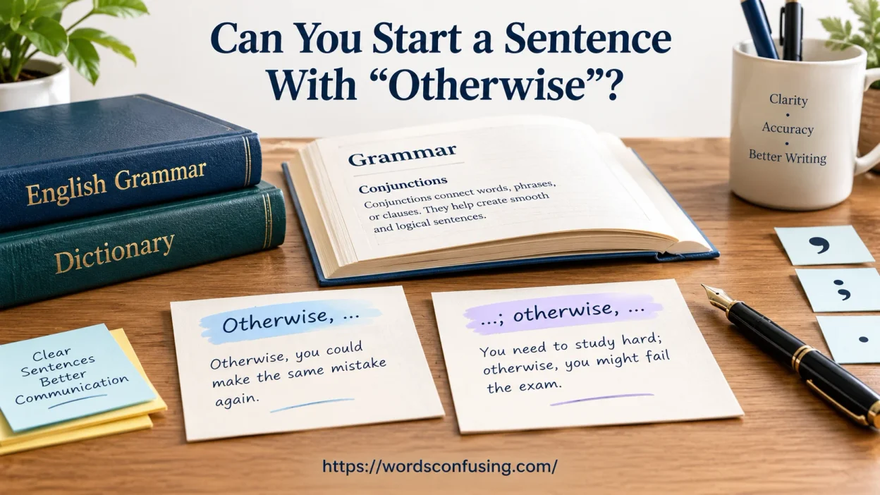 Sentence With “Otherwise”