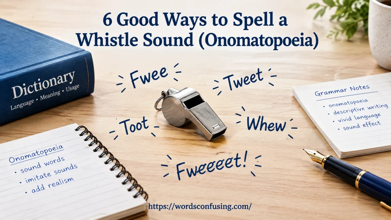 Ways to Spell a Whistle Sound