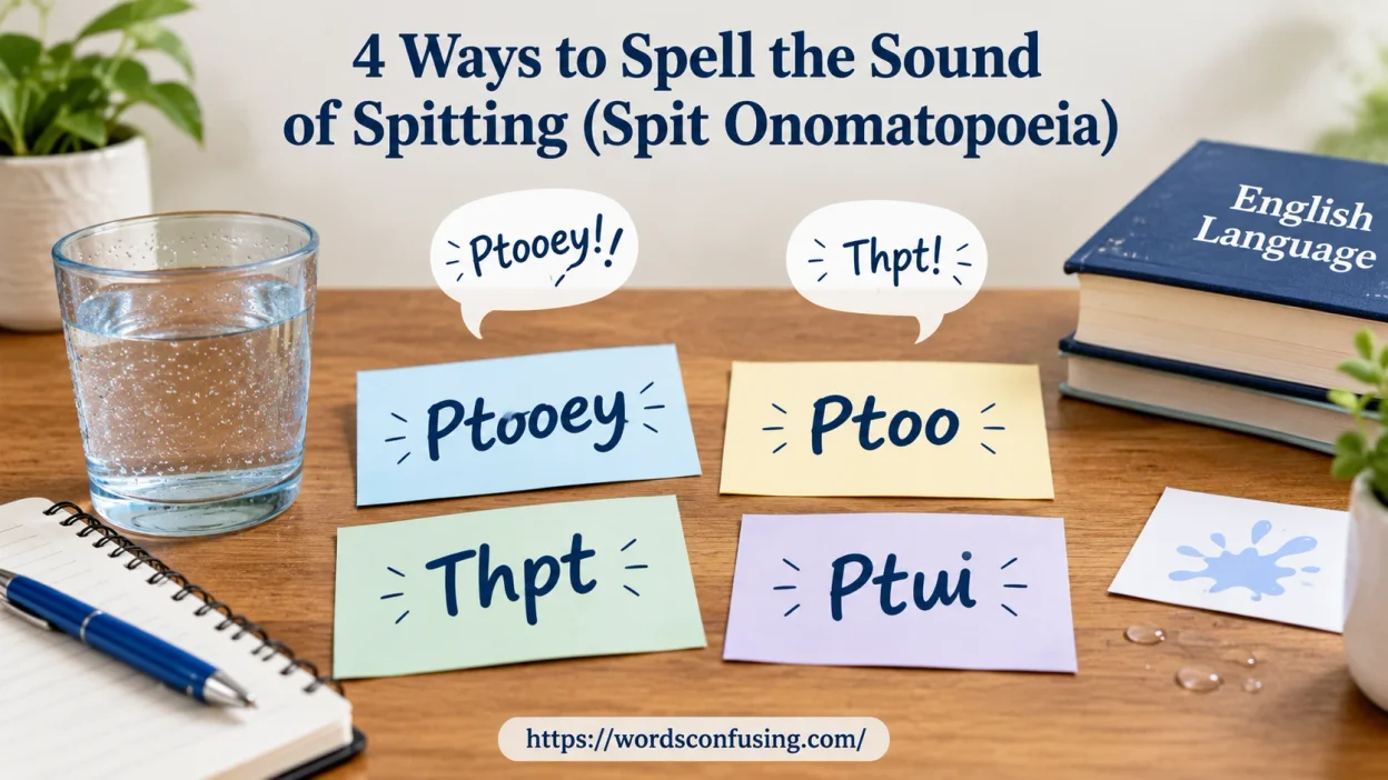 Ways to Spell the Sound of Spitting