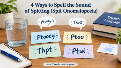 Ways to Spell the Sound of Spitting