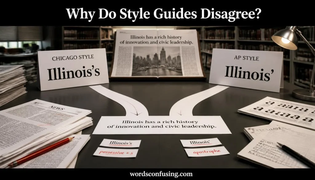 Why Do Style Guides Disagree?