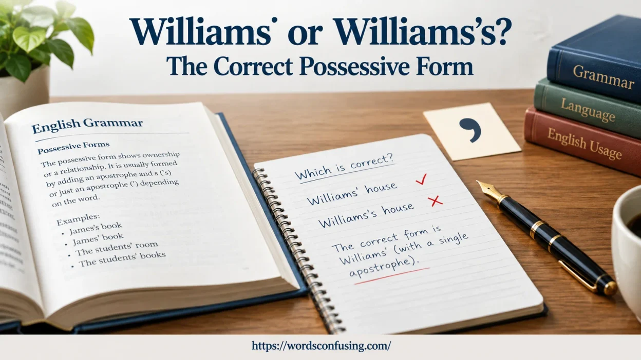 Williams’ or Williams’s