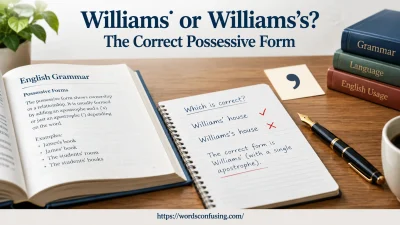 Williams’ or Williams’s