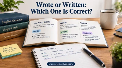 Wrote or Written