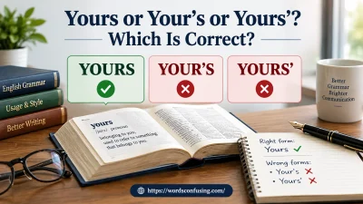 Yours or Your’s or Yours