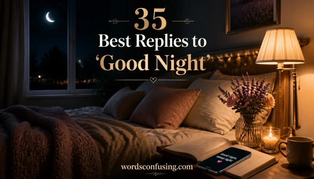 35 Best Replies to “Good Night”