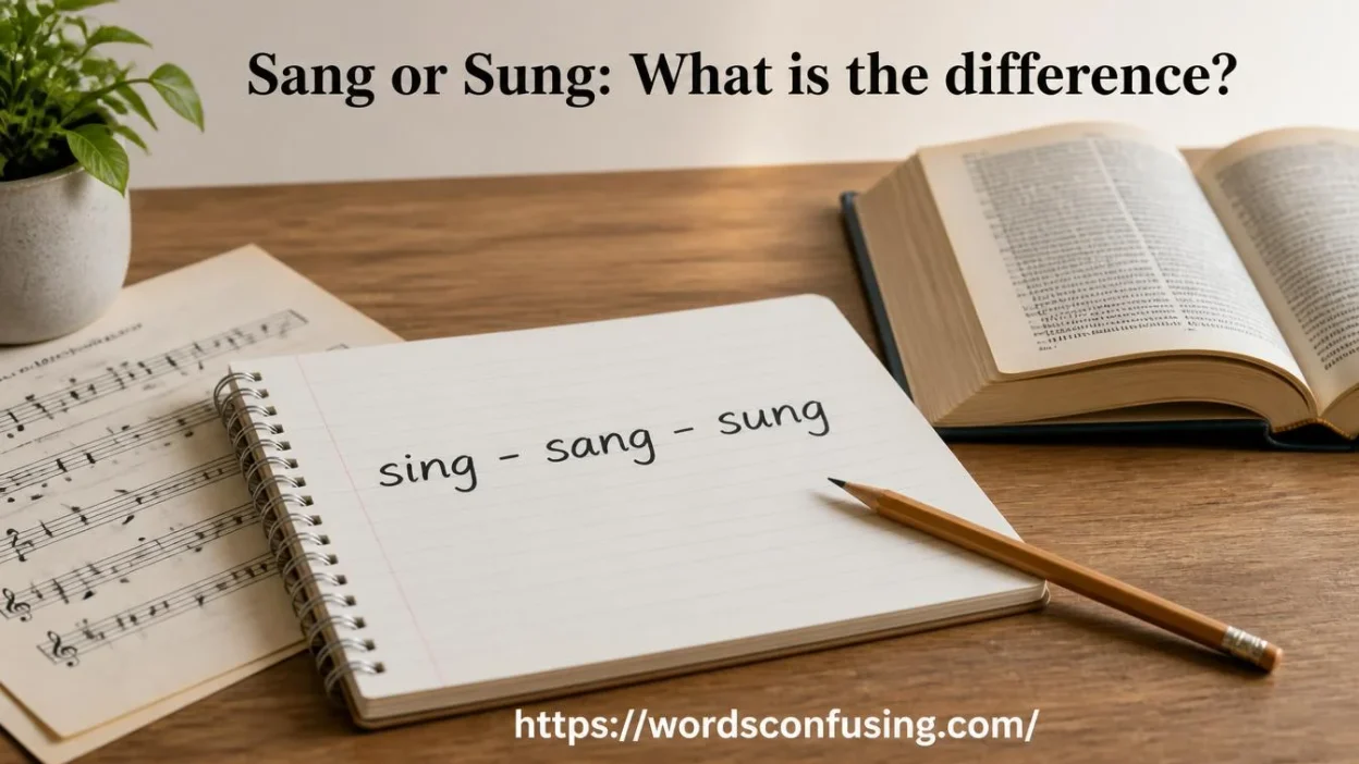 Sang or Sung