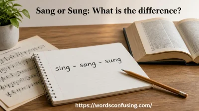 Sang or Sung