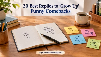 Best Replies to “Grow Up”