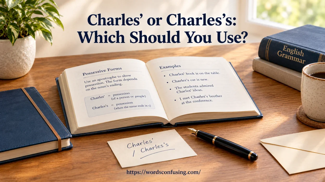 Charles’ or Charles’s