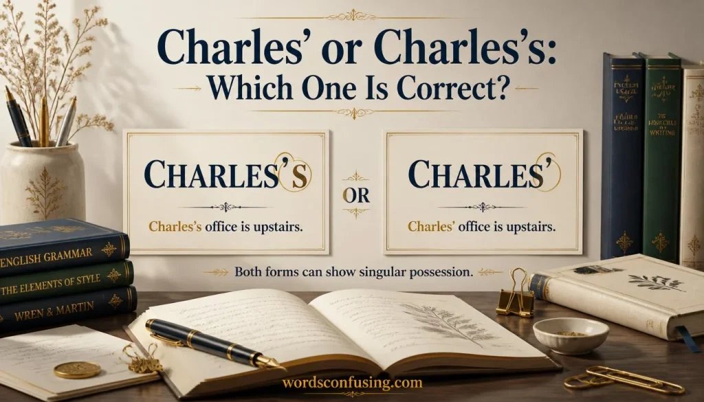 Charles’ or Charles’s: Which One Is Correct?