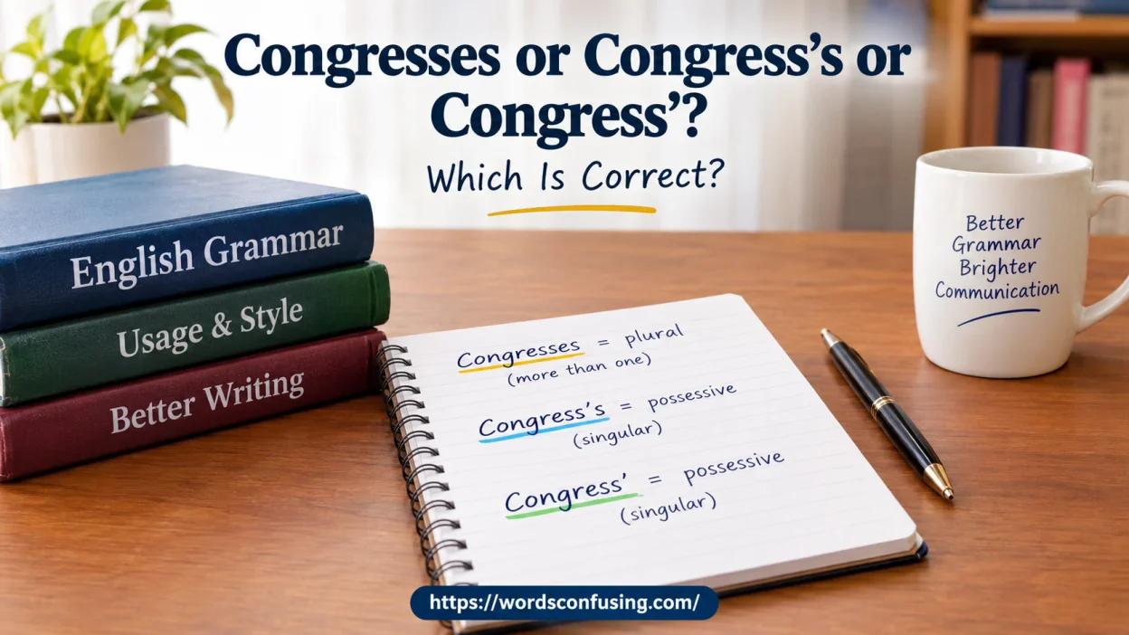 Congresses or Congress’s or Congress’