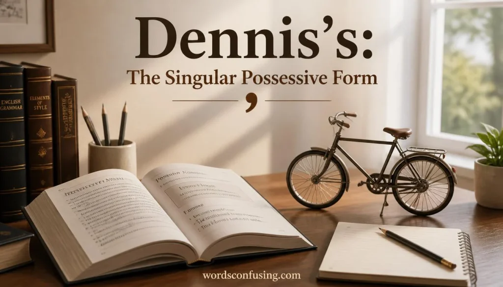 Dennis’s: The Singular Possessive Form