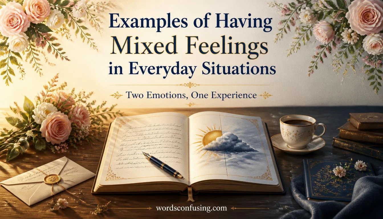 Examples of Having Mixed Feelings in Everyday Situations