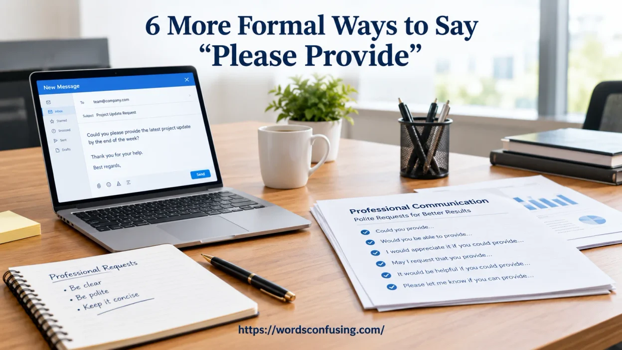 Formal Ways to Say “Please Provide”