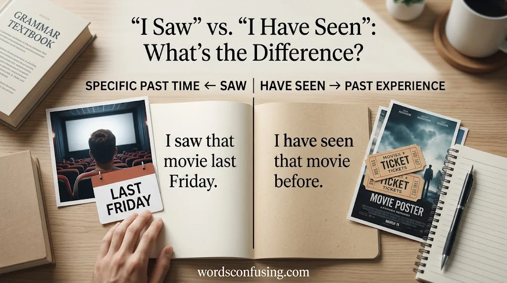 “I Saw” vs. “I Have Seen”: What’s the Difference?