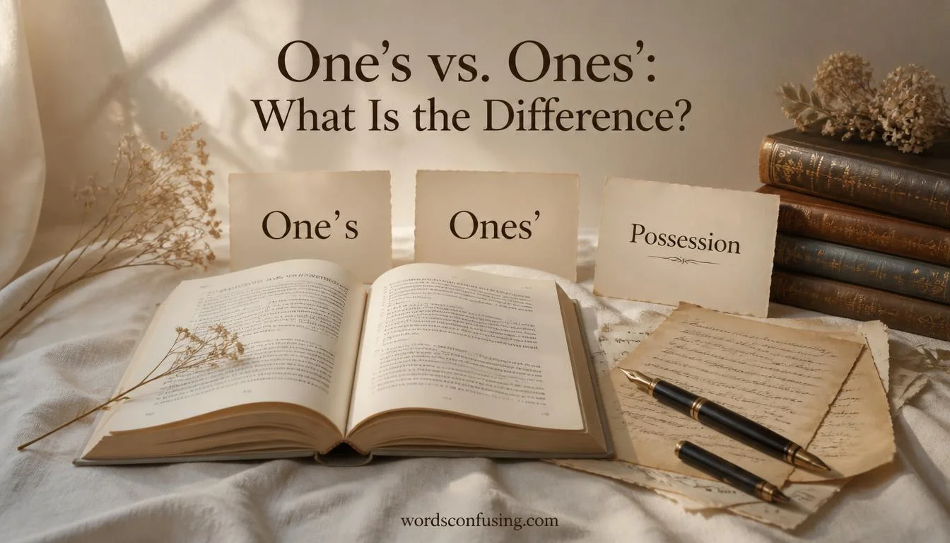 One’s vs. Ones’: What Is the Difference?