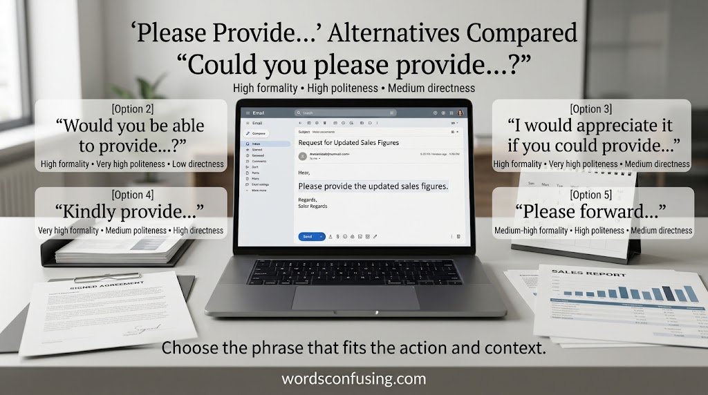 “Please Provide…” Alternatives Compared