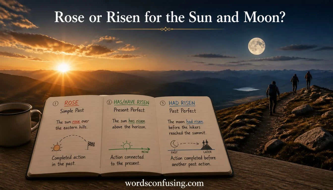 Rose or Risen for the Sun and Moon?