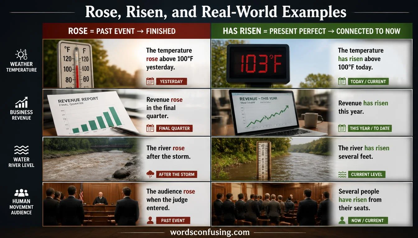 Rose, Risen, and Real-World Examples