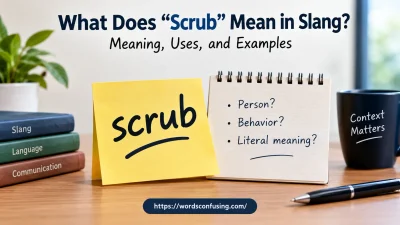 “Scrub” Mean in Slang