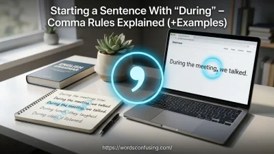 Starting a Sentence With “During”
