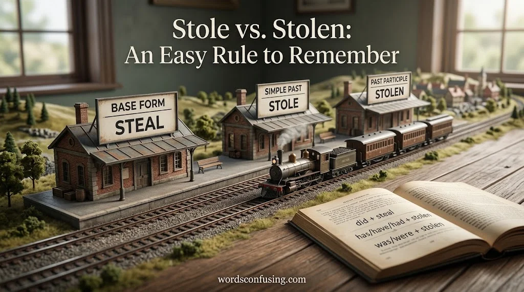 Stole vs. Stolen: An Easy Rule to Remember