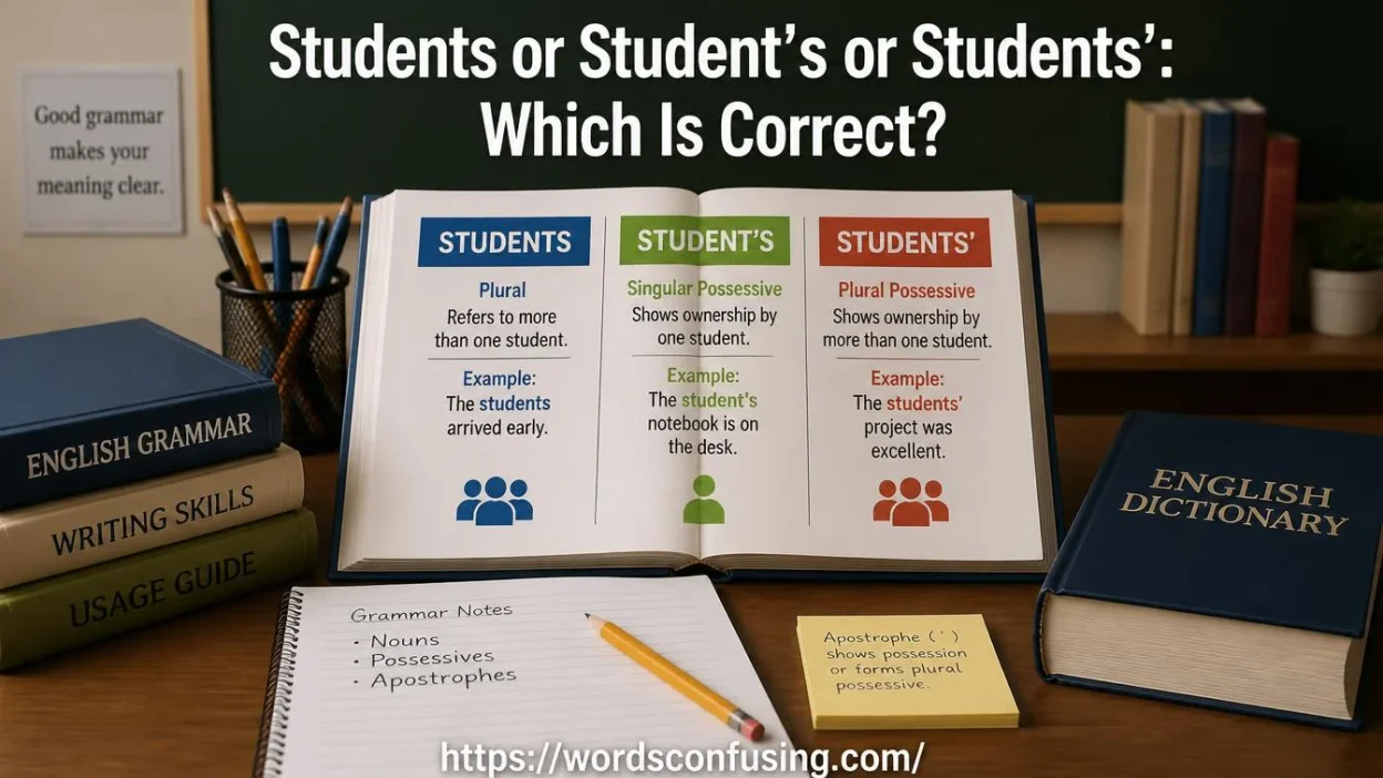 Students or Student’s or Students’