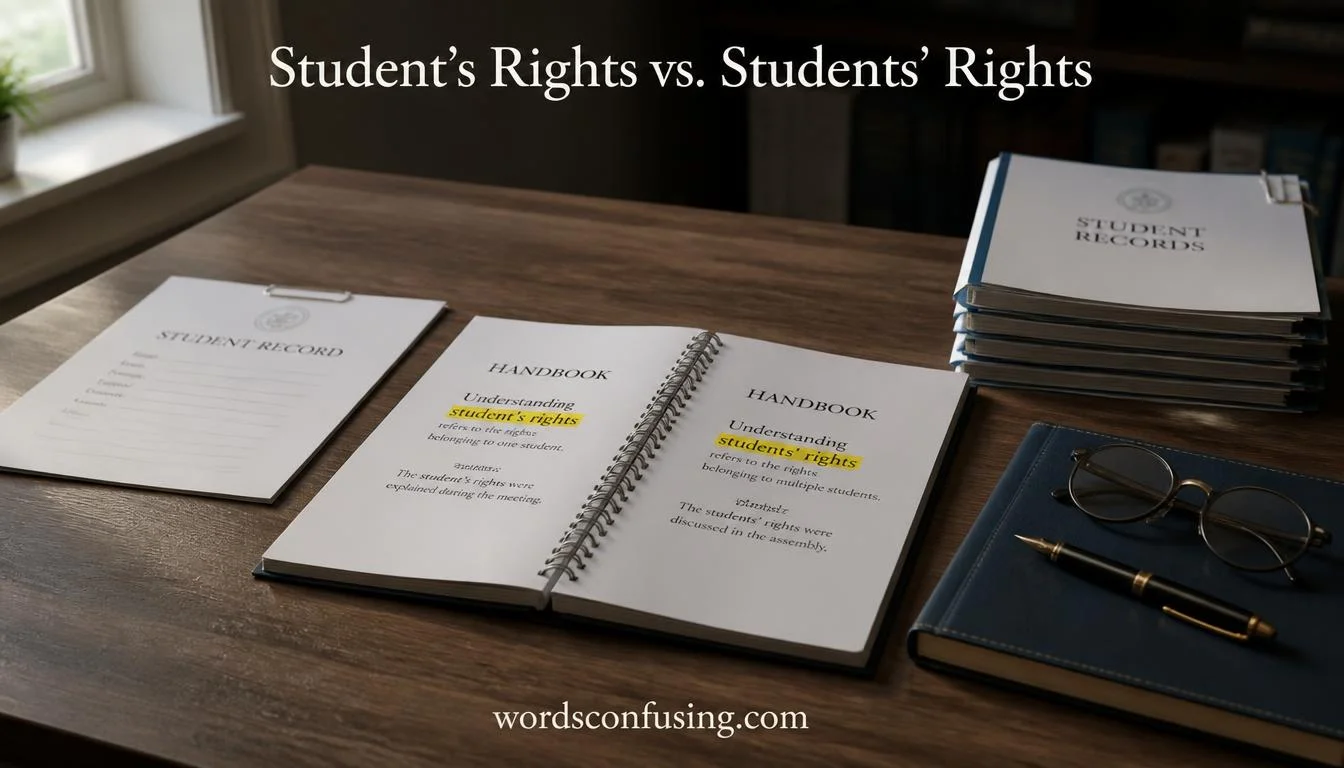 Student’s Rights vs. Students’ Rights