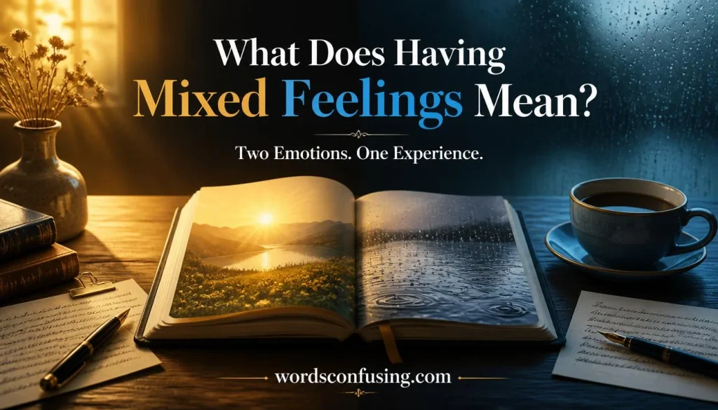 What Does Having Mixed Feelings Mean?