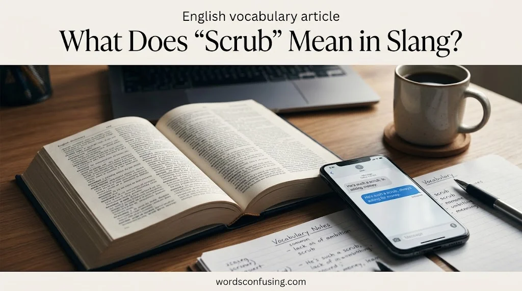 What Does “Scrub” Mean in Slang?